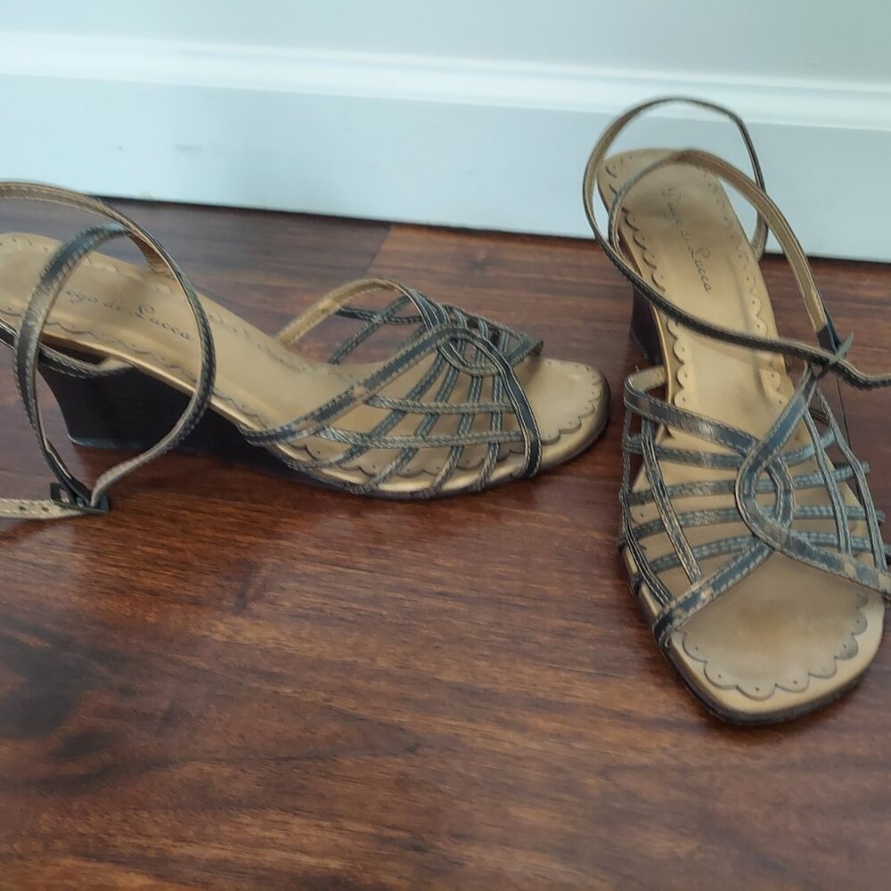 Gold sandals